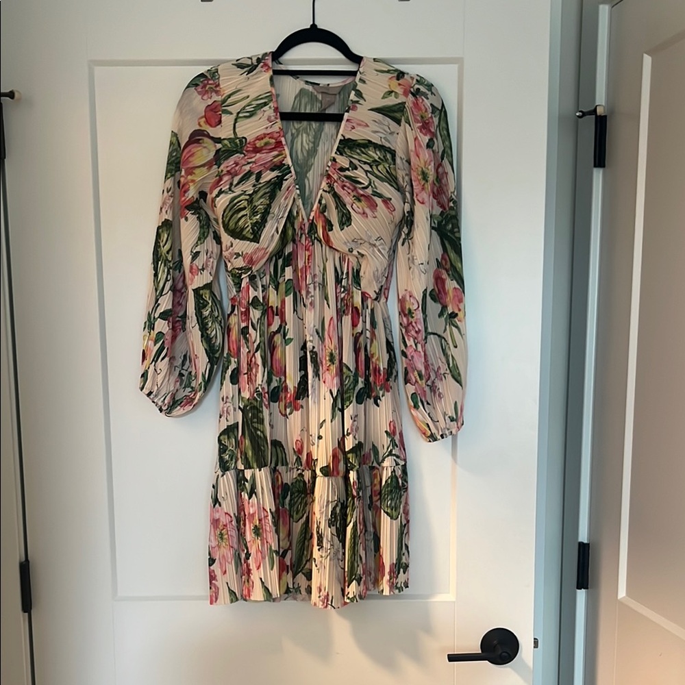 Floral V-Neck Dress